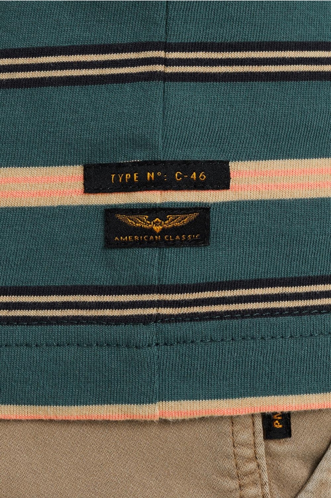 T SHIRT WITH STRIPE PATTERN PTSS2403582 6019